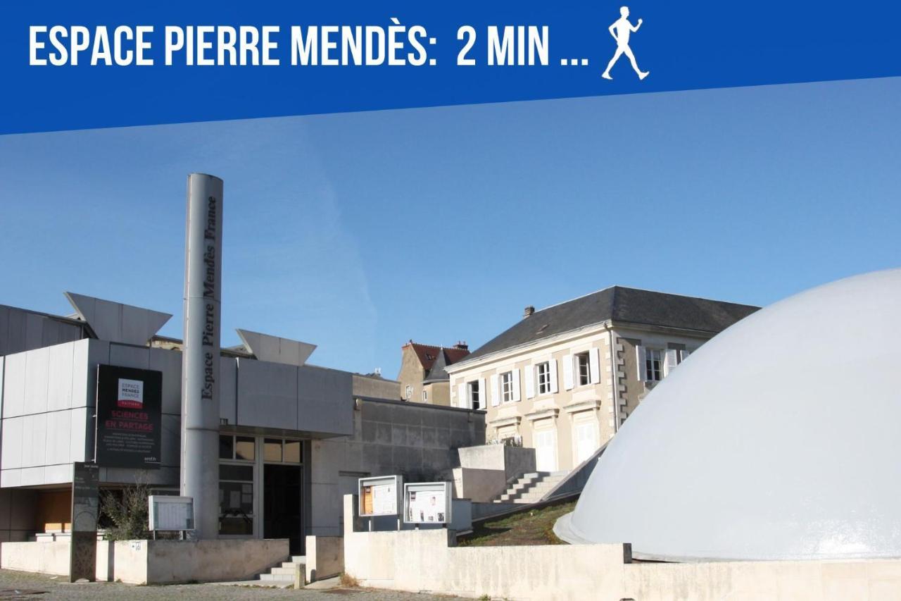 Studio Simplicien *Cosy* Plein Centre Ville De Poitiers *Tv* Wifi *Cafe* 外观 照片